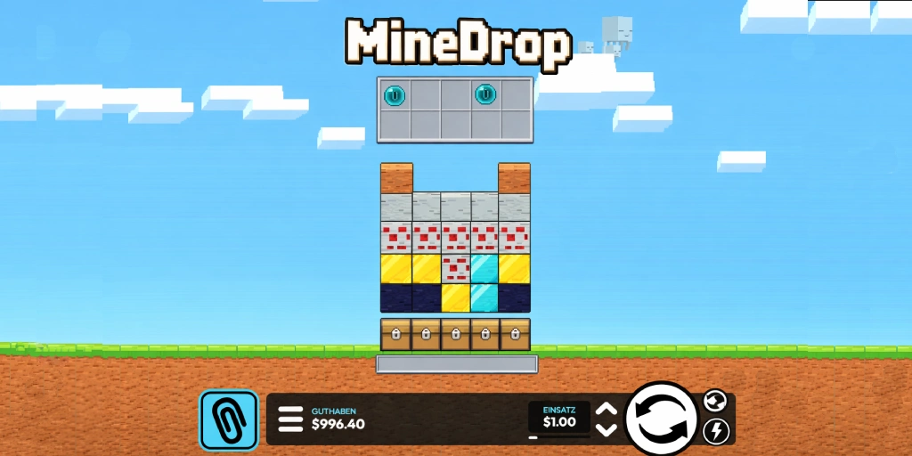 MineDrop Game Gewinnchancen und Multiplikatoren